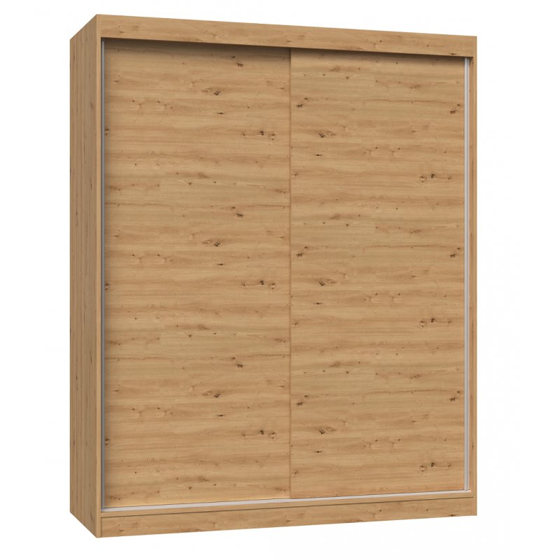 Topeshop IGA 160 ART B KPL bedroom wardrobe/closet 7 shelves 2 door(s) Oak