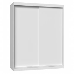 Topeshop IGA 160 BIEL B KPL bedroom wardrobe/closet 7 shelves 2 door(s) White