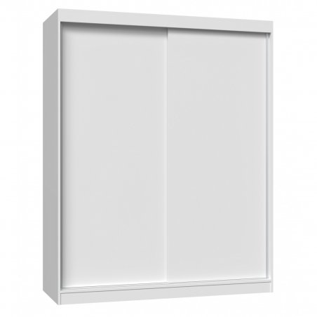 Topeshop IGA 160 BIEL B KPL bedroom wardrobe/closet 7 shelves 2 door(s) White