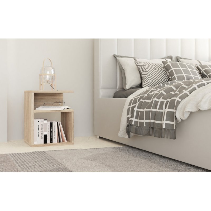 Topeshop TINI SONOMA nightstand/bedside table Oak