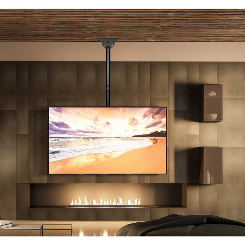 Techly 32-55 Telescopic Ceiling Universal LED TV LCD Support ICA-CPLB 944S