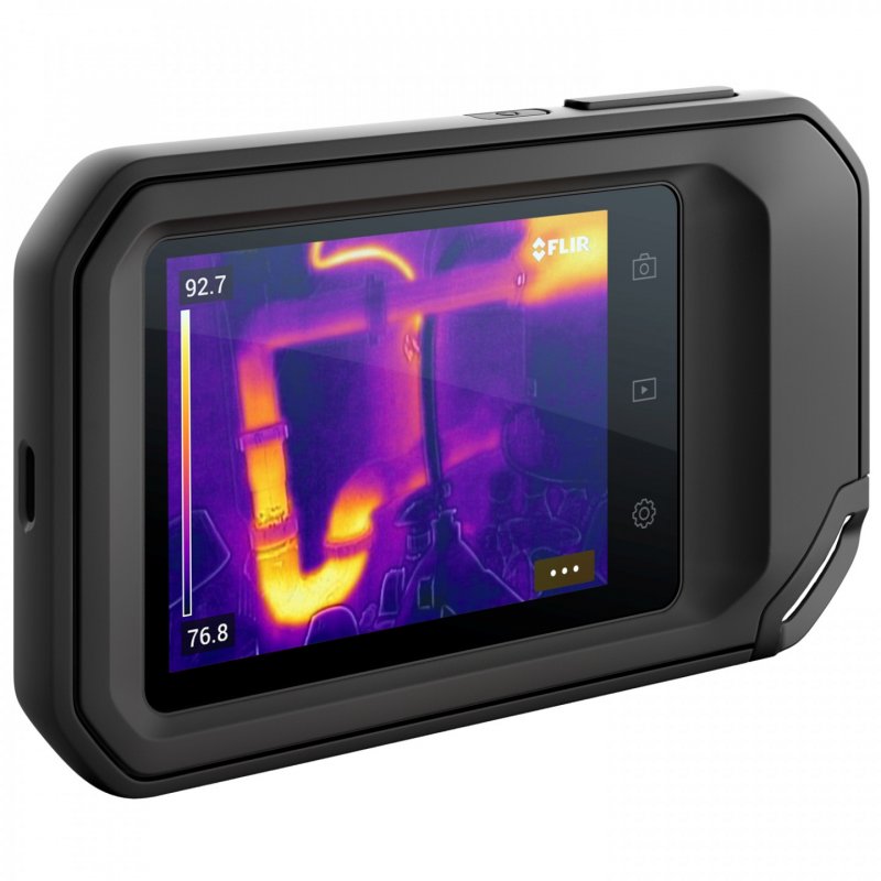 FLIR C3-X? thermal imaging camera Black 1800 mAh Vanadium Oxide Uncooled Focal Plane Arrays Built-in display 128 x 96