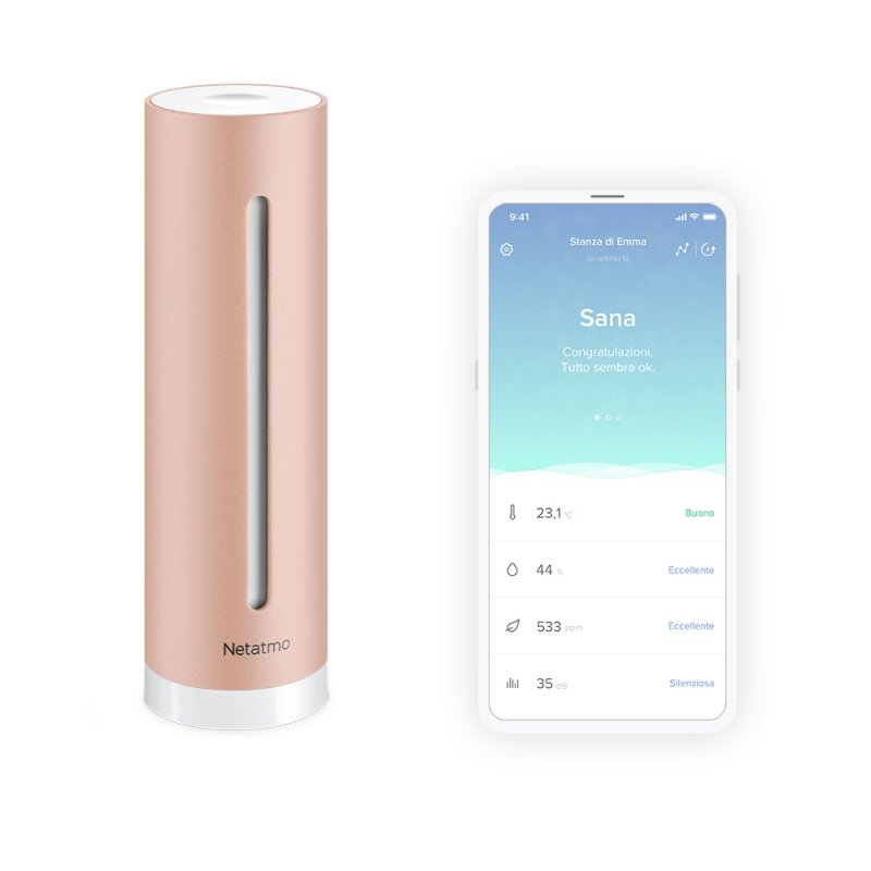 Netatmo Healthy Home Coach capteur environnemental de maison intelligente Sans fil