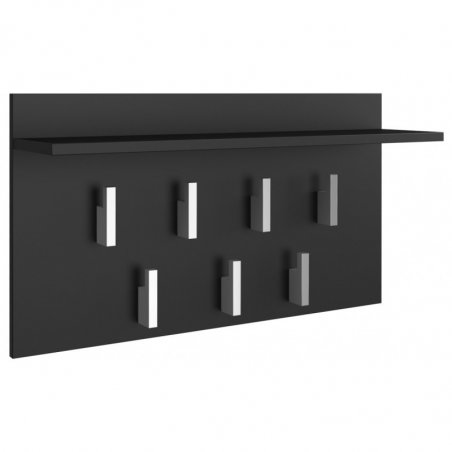 Topeshop WIESZAK 2F CZERŃ MAT cintre Blanc