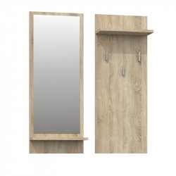 Topeshop RIVA WIESZAK SONOMA clothing hanger Oak