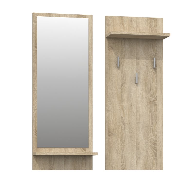 Topeshop RIVA WIESZAK SONOMA cintre Chêne