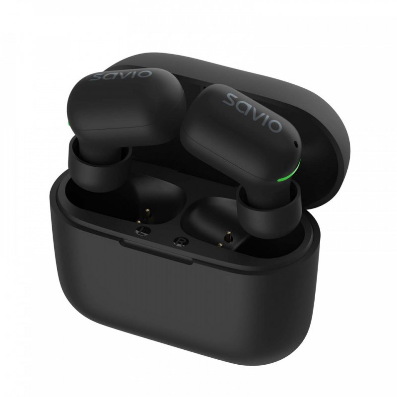Savio TWS-09 écouteur/casque True Wireless Stereo (TWS) Ecouteurs Appels/Musique Bluetooth Noir