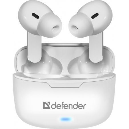 Defender TWINS 903 Casque True Wireless Stereo (TWS) Ecouteurs Appels/Musique/Sport/Au quotidien Bluetooth Blanc