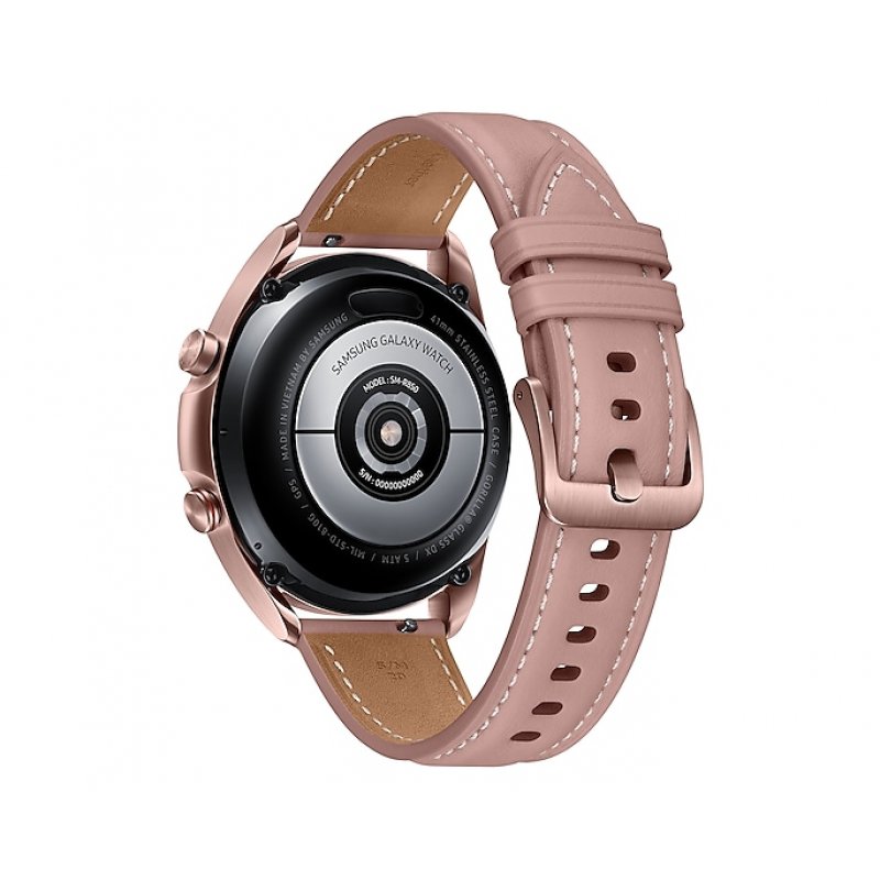 Samsung Galaxy Watch3 SM-R855F 3,05 cm (1.2") OLED 41 mm Numérique 360 x 360 pixels Écran tactile Bronze Wifi GPS