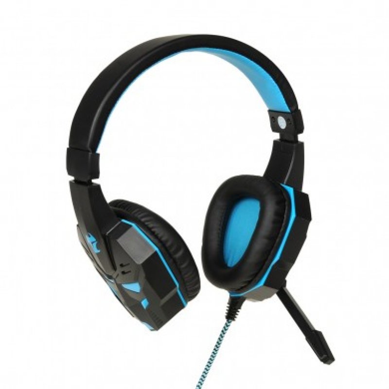 iBox X8 Casque Avec fil Arceau Jouer Noir, Bleu