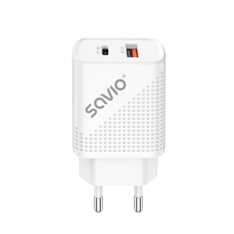 SAVIO LA-04 USB Type A & Type C Quick Charge Power Delivery 3.0 Indoor