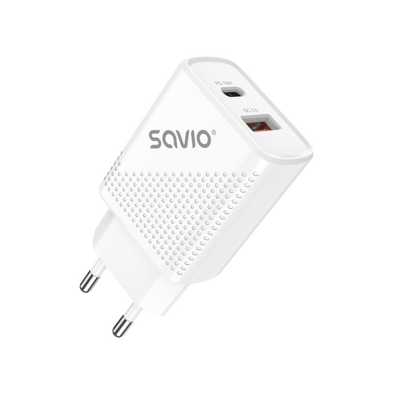 SAVIO LA-04 USB Type A & Type C Quick Charge Power Delivery 3.0 Indoor