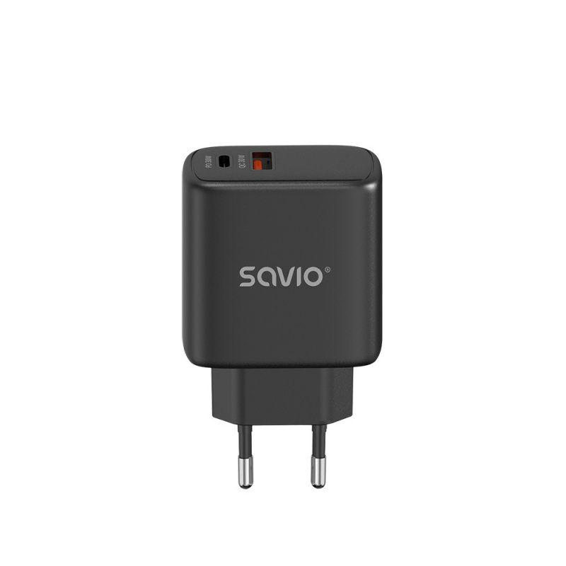Savio LA-06/B USB Quick Charge Power Delivery 3.0 30W Internal charger Casque, Souris, Tablette, téléphone, Montre