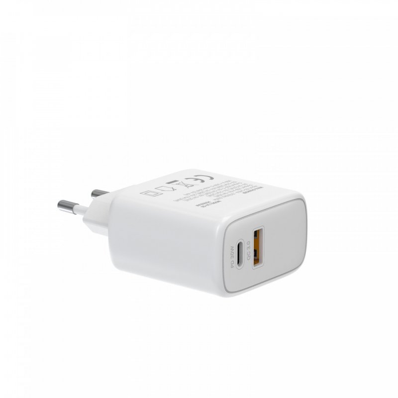 Savio LA-06 USB Type A & C Quick Charge Power Delivery 3.0 Indoor Tablette, téléphone Blanc Secteur Charge rapide
