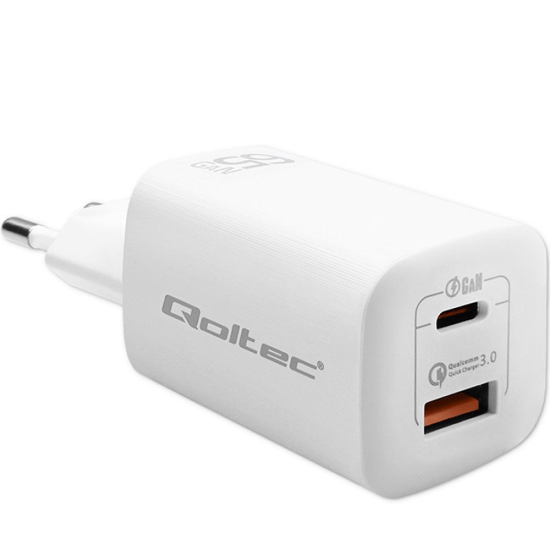 Qoltec 50765 chargeur d'appareils mobiles Ordinateur portable, Consoles portables, Chargeur électrique, Smartphone,