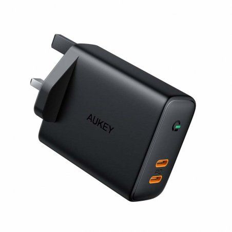 AUKEY PA-D2 chargeur d'appareils mobiles Netbook, Smartphone, Tablette Noir Secteur, CC Intérieure