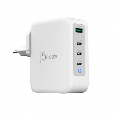 j5create JUP43130E-EN - Chargeur 130W GaN USB-C 4 ports - UE