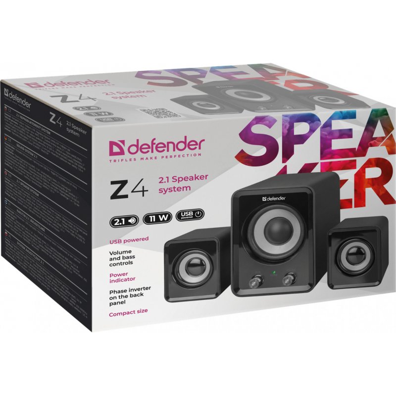 Computer speakers DEFENDER Z4 2.1 11W USB