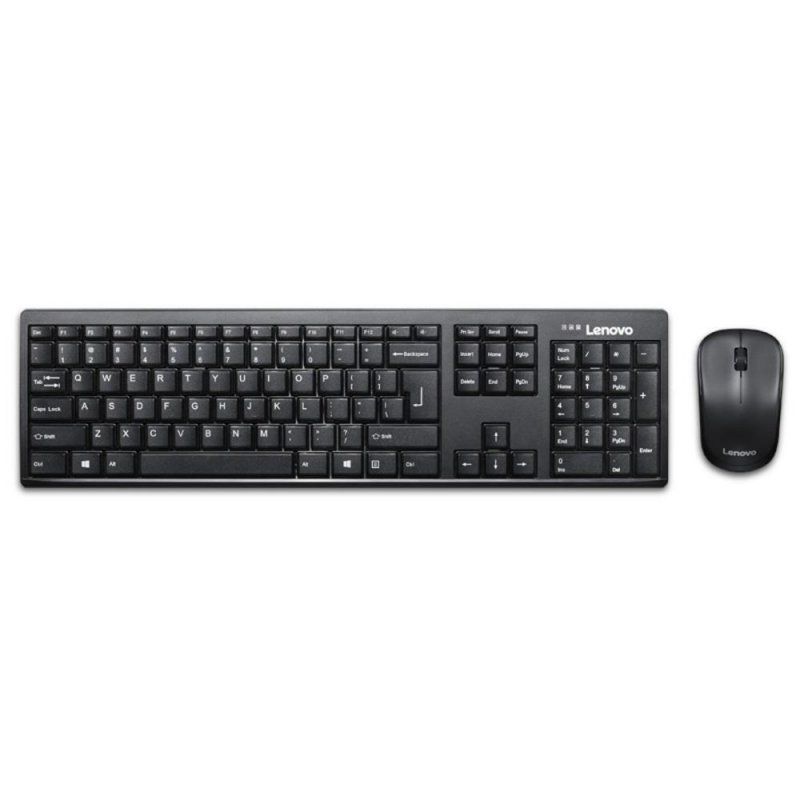 Lenovo GX30L66303 clavier Souris incluse QWERTY Anglais américain Noir