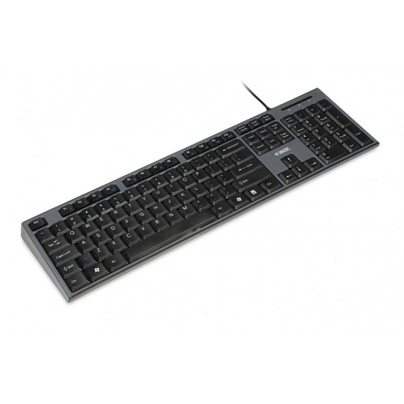 iBox IKMS606 clavier Souris incluse USB QWERTY Anglais britannique Noir