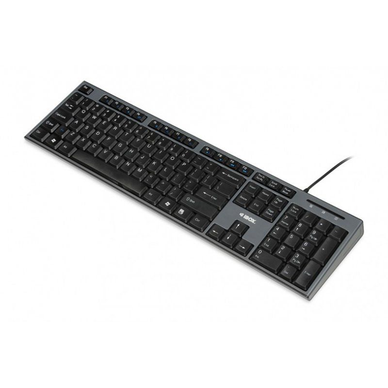iBox IKMS606 clavier Souris incluse USB QWERTY Anglais britannique Noir