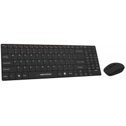 Esperanza EK122K clavier Souris incluse RF sans fil QWERTY Noir