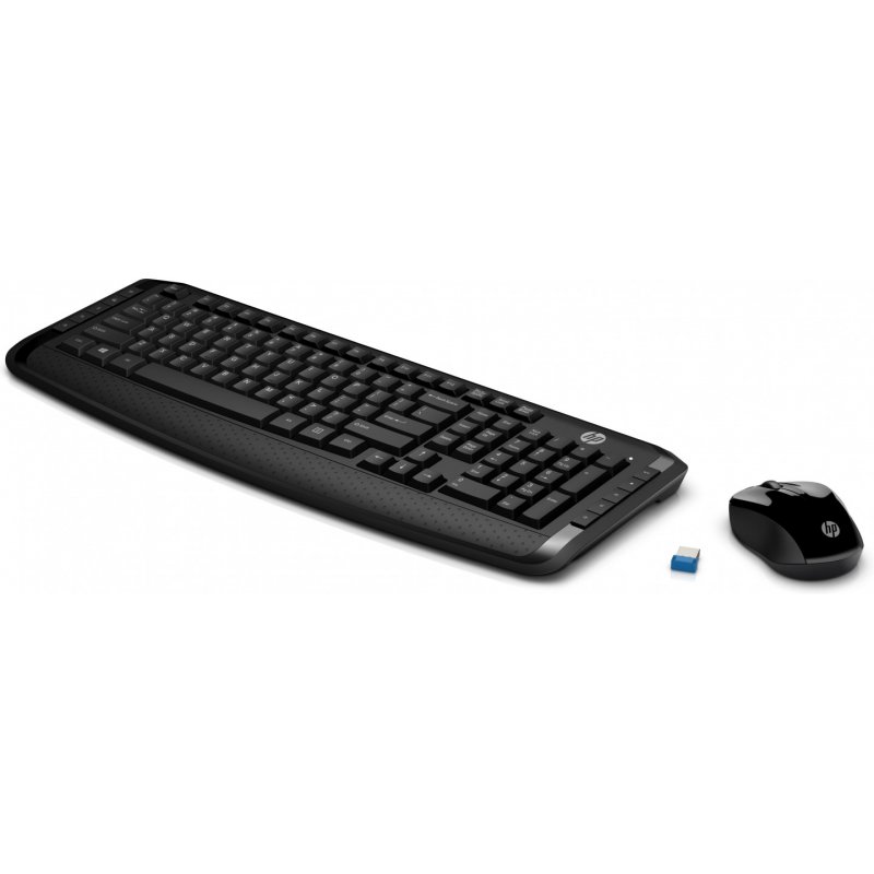 HP 300 keyboard RF Wireless Black