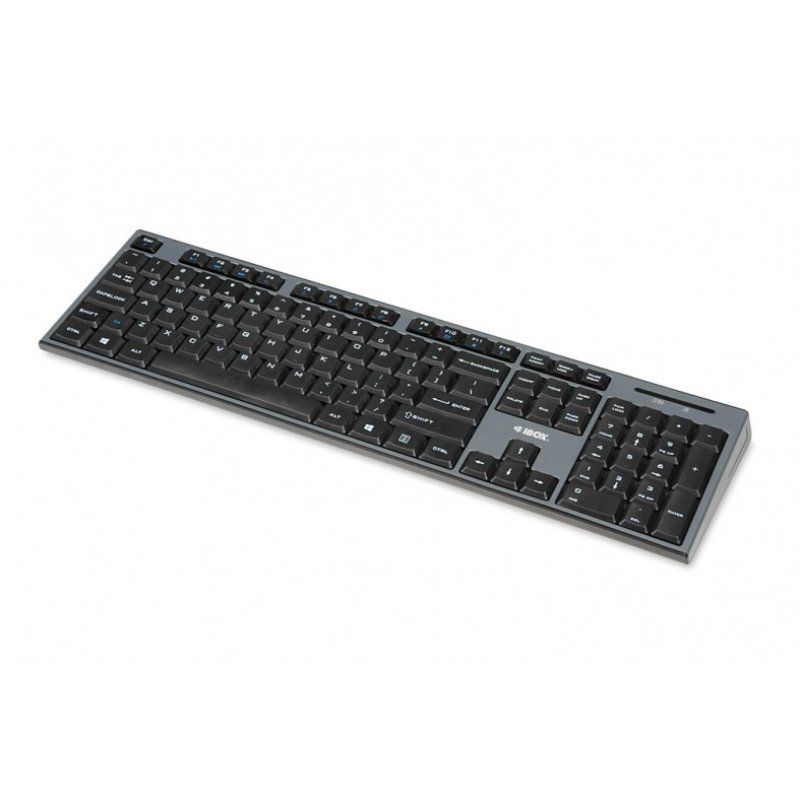 iBox DESKTOP KIT PRO clavier Souris incluse QWERTY Noir