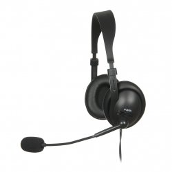 iBox W1MV Casque Avec fil Arceau Bureau/Centre d'appels Noir