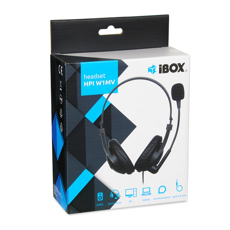 Headphones with microphone I-Box W1MV