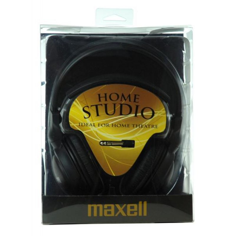 Maxell Home Studio in-ear headphones black