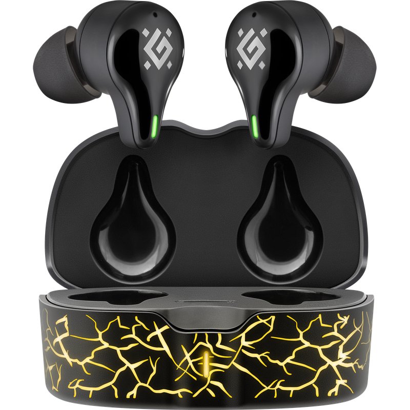 HEADPHONES DEFENDER BLUETOOTH CYBERDOTS 250 GAMING BLACK