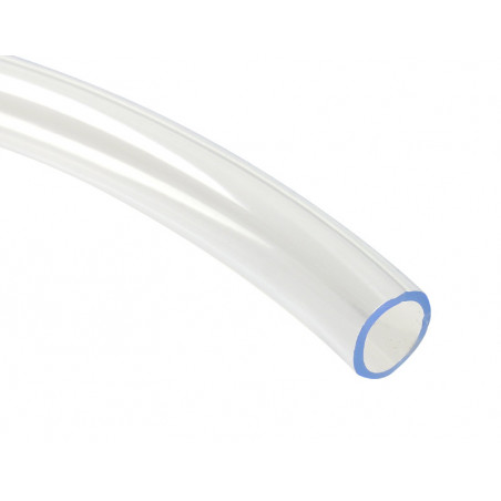 PVC-Schlauch 13/10mm - klar / UV blue - 1m