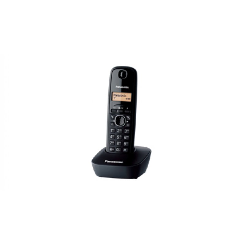 Panasonic KX-TG1611 téléphone Téléphone DECT Identification de l'appelant Noir