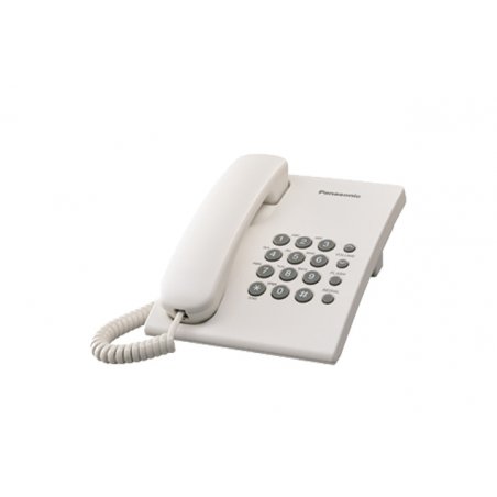Panasonic KX-TS500PDW téléphone Téléphone analogique Blanc