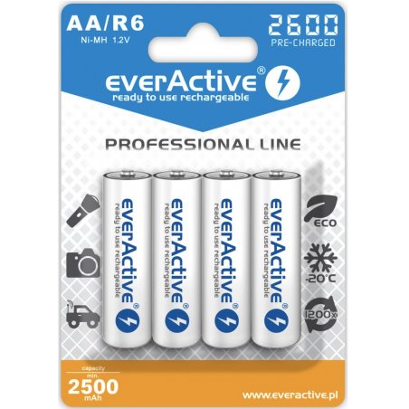 Everactive EVHRL6-2600 pile domestique Batterie rechargeable Hybrides nickel-métal (NiMH)