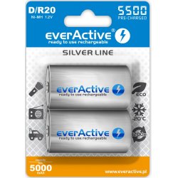 Everactive EVHRL20-5500 pile domestique Batterie rechargeable D Hybrides nickel-métal (NiMH)