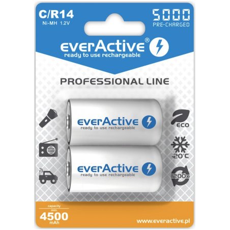 Everactive EVHRL14-5000 pile domestique Batterie rechargeable Hybrides nickel-métal (NiMH)