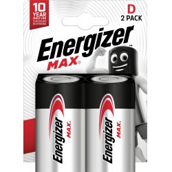 ENERGIZER BATTERY MAX D LR20 2 pcs. ECO packaging