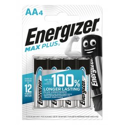 ENERGIZER BATTERY MAX PLUS AA LR6 4 ECO