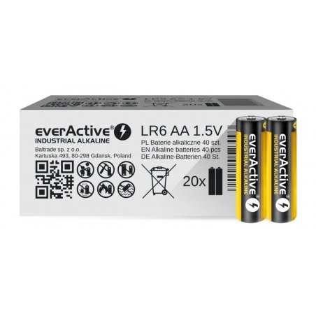 Everactive EVLR6S2IK pile domestique Batterie à usage unique AA Alcaline