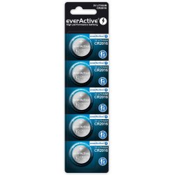 Lithium batteries mini everActive CR2016 blister 5 pcs.