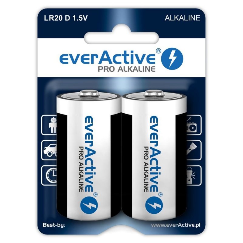 Everactive EVLR20-PRO pile domestique Batterie à usage unique D Alcaline