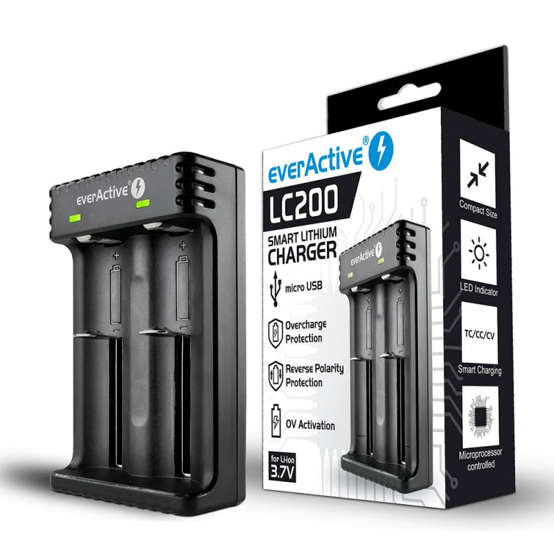 Everactive LC200 chargeur de batterie Pile domestique USB