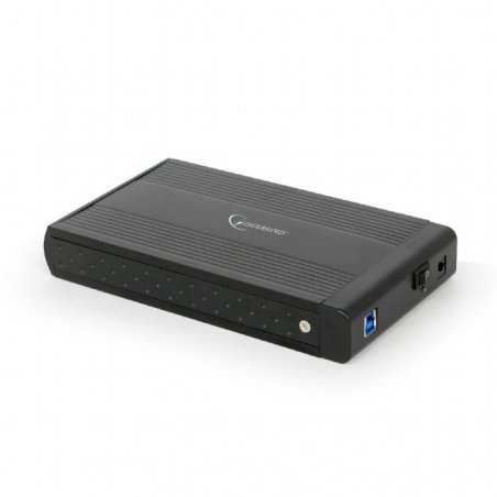 Gembird EE3-U3S-3 storage drive enclosure HDD enclosure Black 3.5