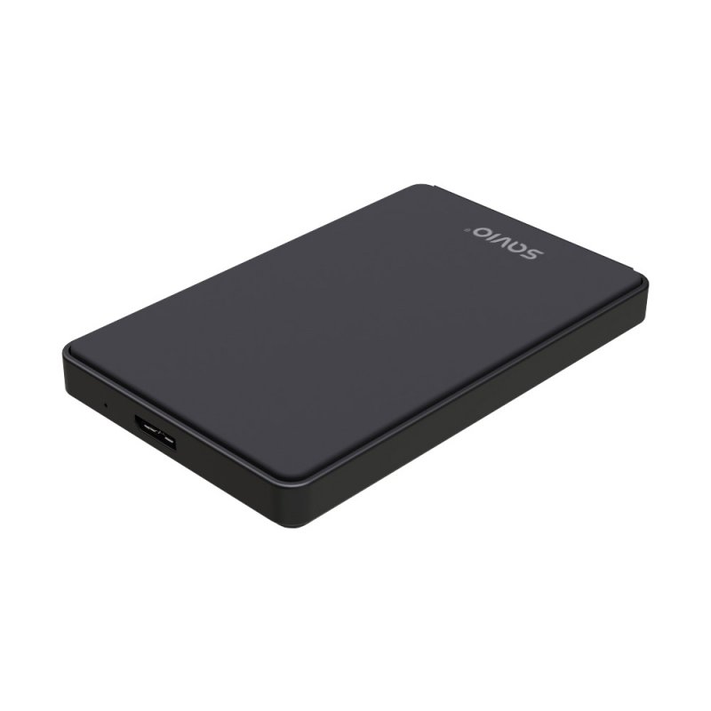 Savio AK-65 Boîtier de disques de stockage Boîtier disque dur/SSD Noir 2.5"