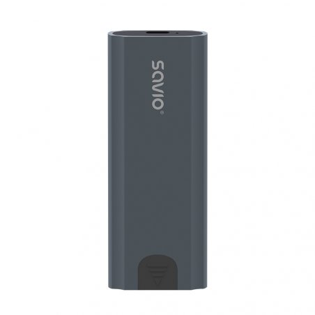 Savio AK-67 storage drive enclosure SSD enclosure Grey M.2