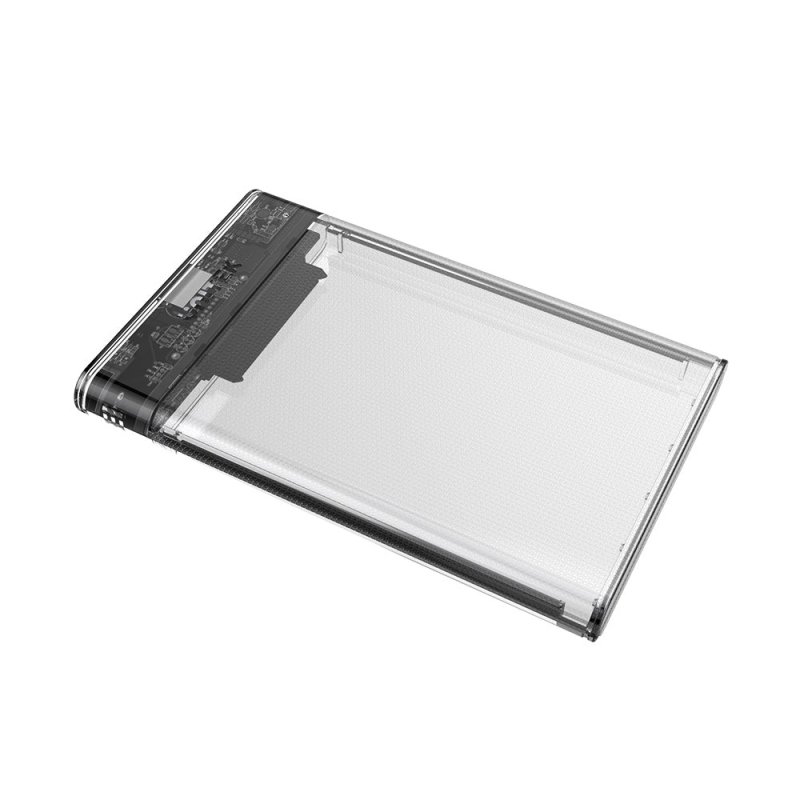 UNITEK S1103A Boîtier de disques de stockage Boîtier disque dur/SSD Transparent 2.5"