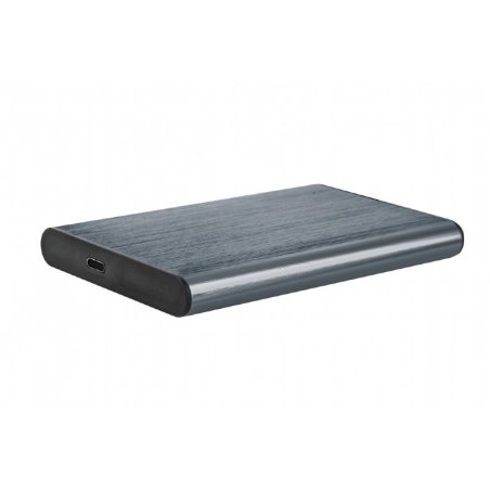 GEMBIRD EE2-U3S-6 HDD/SSD Drive enclosure 2.5inch with USB Type-C port USB 3.1 brushed aluminum grey
