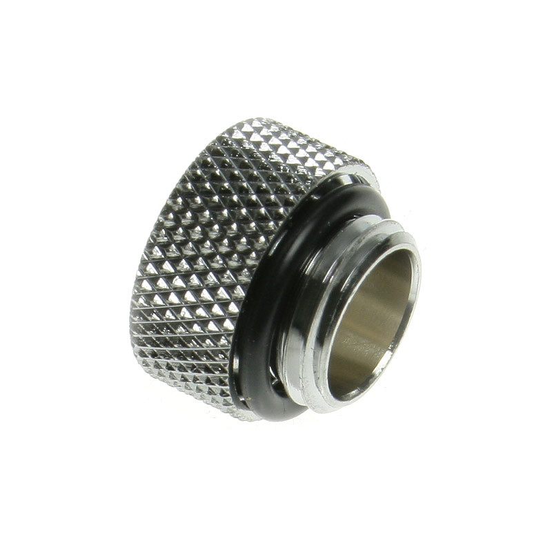 Bitspower Adapter G1/4 Zoll AG auf G1/4 Zoll IG - silber glänzend